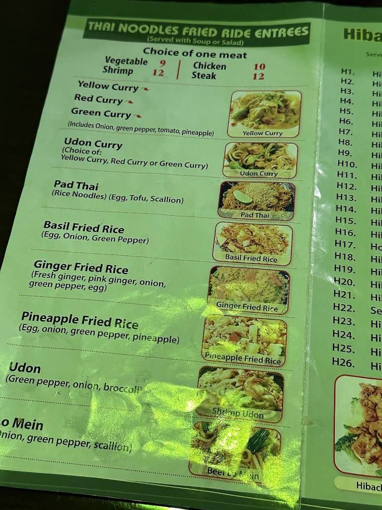 Wasabi Fusion Menu 4